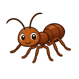 Cartoon ant illustration