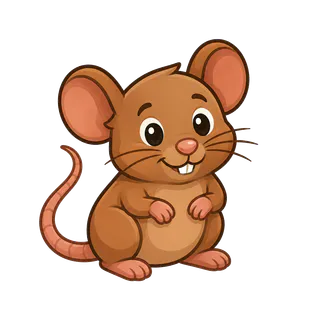 Cartoon mouse illustration