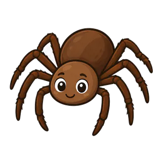 Cartoon spider illustration